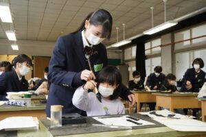 2022末書道部書き初め