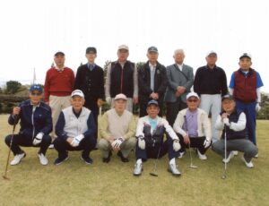 第54回のゴルフコンペ34年卒