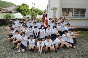 デンマーク留学生イングリッドさんと一緒に