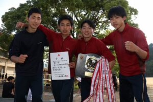 全国大会に出場するワンダーフォーゲル部