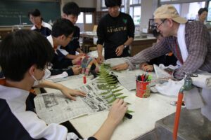 柏原高校理科部標本づくり